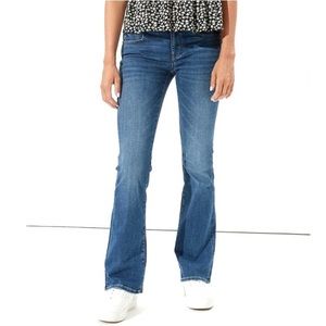 American Eagle Kick Boot Jeans Women’s Size 12 Mid Rise Medium Wash Stretch